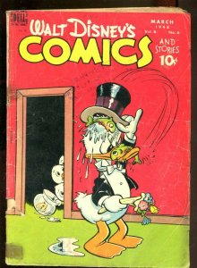 WALT DISNEYS COMICS AND STORIES #90 1948-DONALD DUCK FR/G