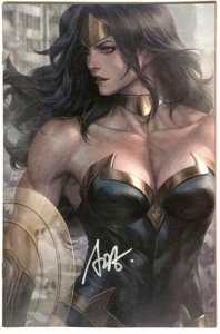 Heroes Reborn #1 Artgerm Lau Trade/Virgin Variant Set SIGNED W/COA MARVEL.