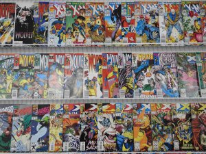 Huge Lot of 210+ Comics W/ Iron Man, Moon Knight, Wolverine Avg. FN+ Condition!