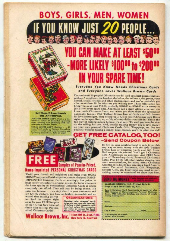 STRANGE ADVENTURES #145 IMMORTALITY COVER 1962 DC VG