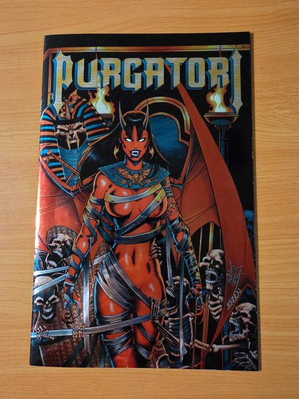 Purgatori: The Vampires Myth #1 Premium Chrome Variant ~ NEAR MINT NM ~ 1996