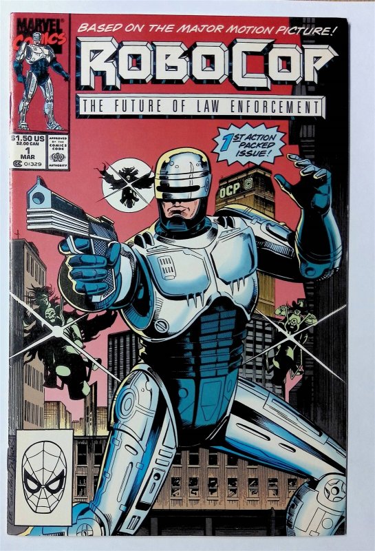 Robocop #1 (March 1990, Marvel) 8.5 VF+