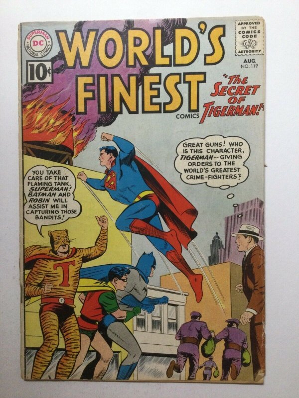 Worlds Finest 119 Fine- fn- 5.5 Dc Comics