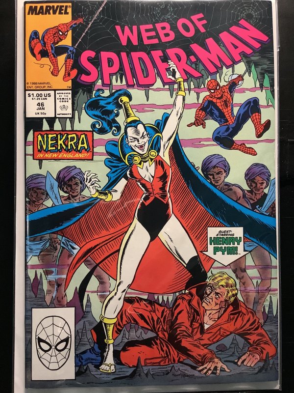 Web of Spider-Man #46 Direct Edition (1989)