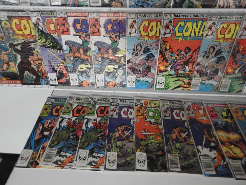 Huge Lot 140+ Comics W/ Avengers, X-Force, Conan+ Avg Fine Condition!!