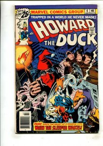 HOWARD THE DUCK #4 (6.5) WHEN THE SLEEPER WAKES!! 1976