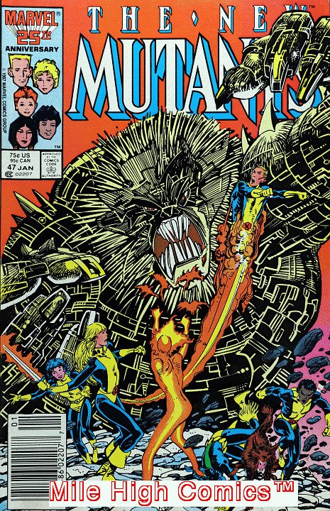 NEW MUTANTS (1983 Series)  (MARVEL) #47 NEWS JEWEL Fine Comics Book