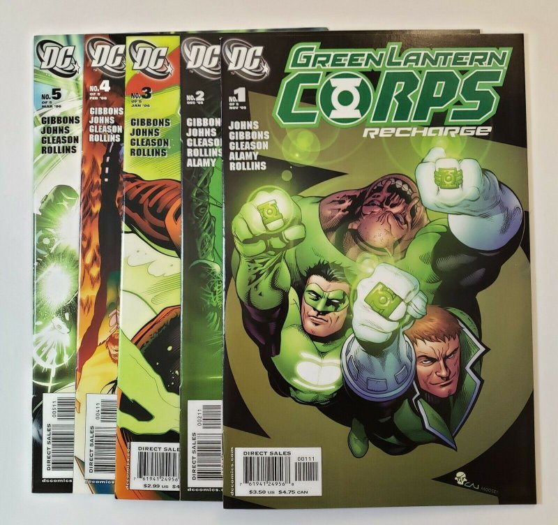 Green Lantern Corps Recharge #1-5 Complete Set DC Comics 2005 VF/NM 761941249568