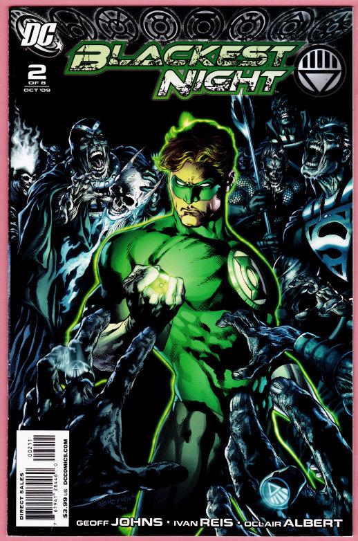 Blackest Night #2 (Oct 2009, DC) 9.4 NM