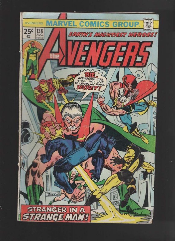 The Avengers #136,137,138,139,140 (1975)
