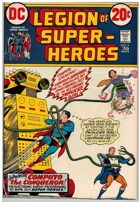 LEGION OF SUPER HEROES (1973) 3 VF May 1973