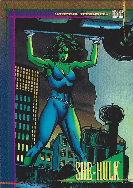 1993 Marvel Universe #82 She-Hulk