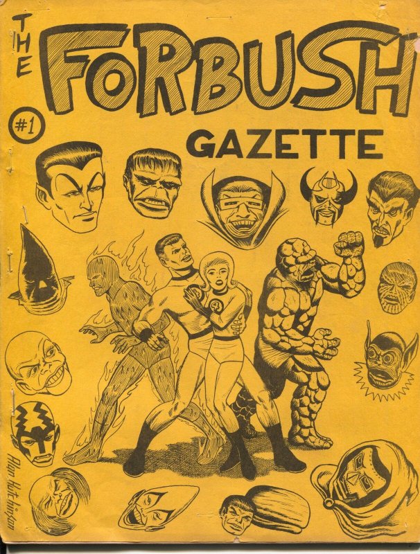 Irving Forbush Gazette #1 1966-Jeff Gelb-Stan Lee-Steve Ditko-Spider-man-VG