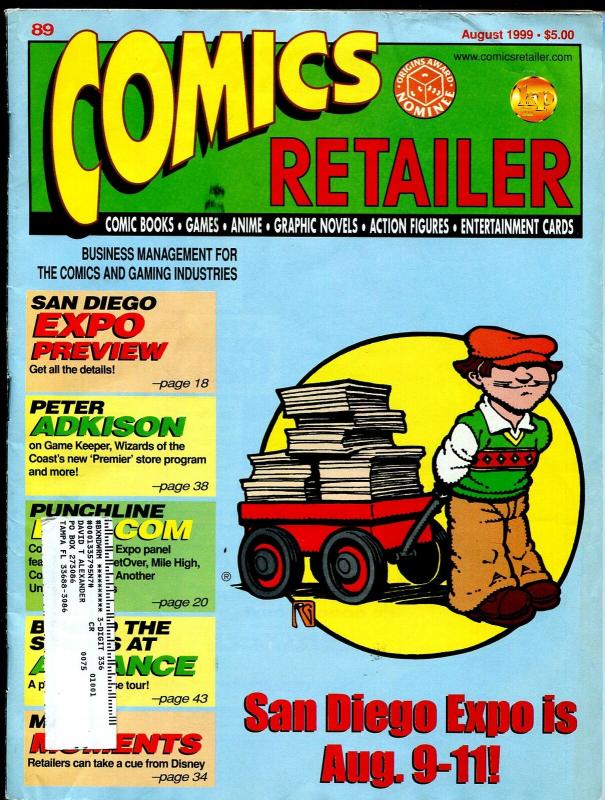 Comics Retailer 1989-info on selling comic books-FN