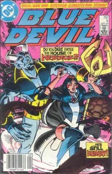 Blue Devil #4 (Newsstand) FN ; DC | Nebiros Superman Zatanna Elongated Man