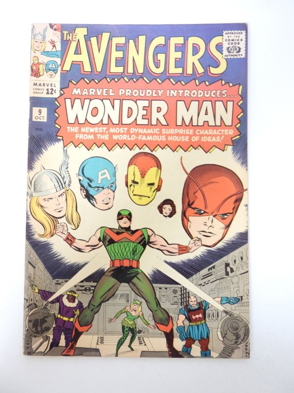 Avengers #9 1st appearance of Wonder Man FN condition
