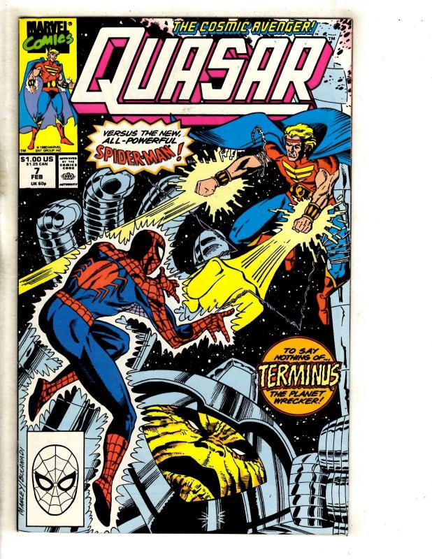 Lot Of 10 Quasar Marvel Comic Books # 1 2 3 4 5 6 7 8 9 10 Avengers Hulk DB5