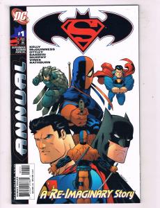 Lot Of 3 Superman Batman DC Comic Books # 1 (2 Copies, Variant) Annual # 1 TW15