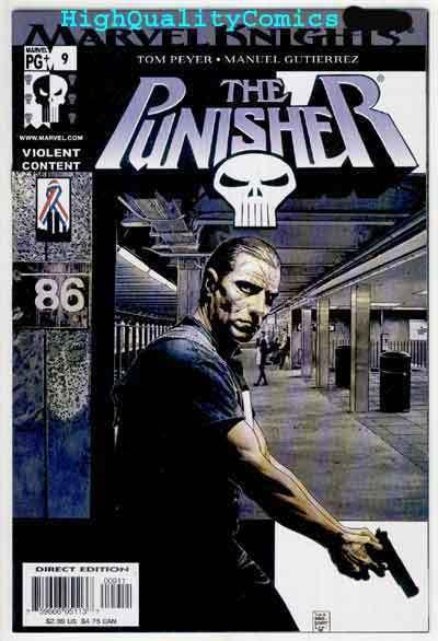 PUNISHER #9, NM+, Tim Bradstreet, 2001, Frank Castle, Blood, more in store