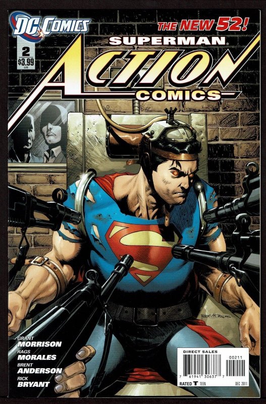 Action Comics #2 (New 52, Dec 2011, DC) 9.4 NM