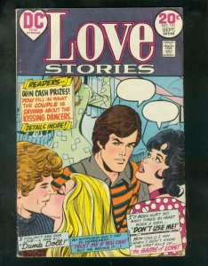 LOVE STORIES #151 1973-KISSING DANCERS-SWIMSUIT PANELS VG-