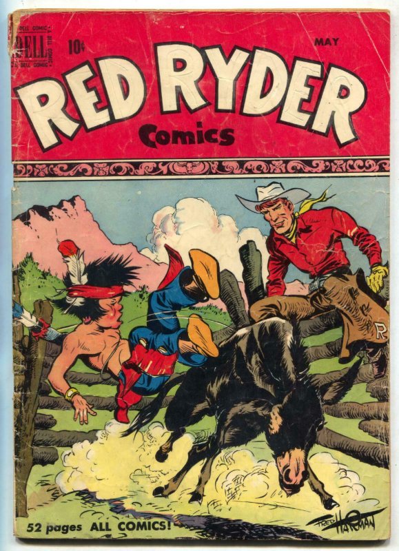 Red Ryder Comics #82 1950- Fred Harman- Dell Western G