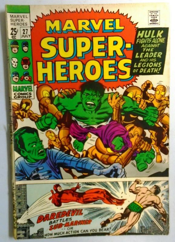 Marvel Super Heroes (1st Series) #27 Hulk 3.0 (1970)