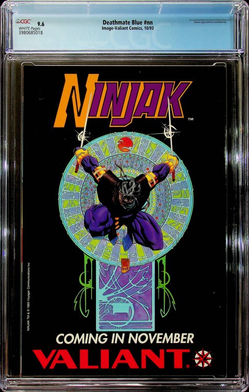 Deathmate #Blue (1993) - CGC 9.6 Cert#3980685018