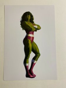 She-Hulk Marvel Comics poster by Alex Ross