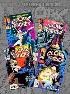 Cloak and Dagger #1,2,3,4 (1983 v1) Full Run 1-4 NM-