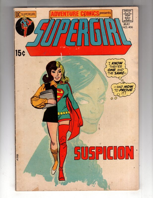 SUPERGIRL Bronze Age Comic Book Lot of (4) / ID#954