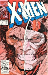 X-Men 1991 1st Series #7 Cover art by Jim Lee MINT