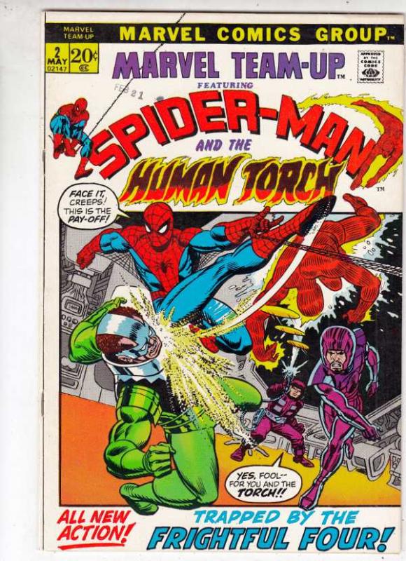 Marvel Team-Up #2 (May-72) FN/VF+ High-Grade Spider-Man