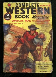 COMPLETE WESTERN PULP-1939-NOV-ALLAN ECHOLS-GUNS & GIRL FR/G