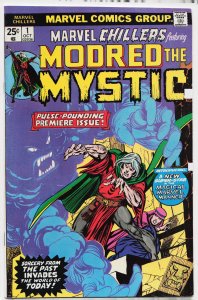 Marvel Chillers #1 (1975) Modred the Mystic [Key Issue]