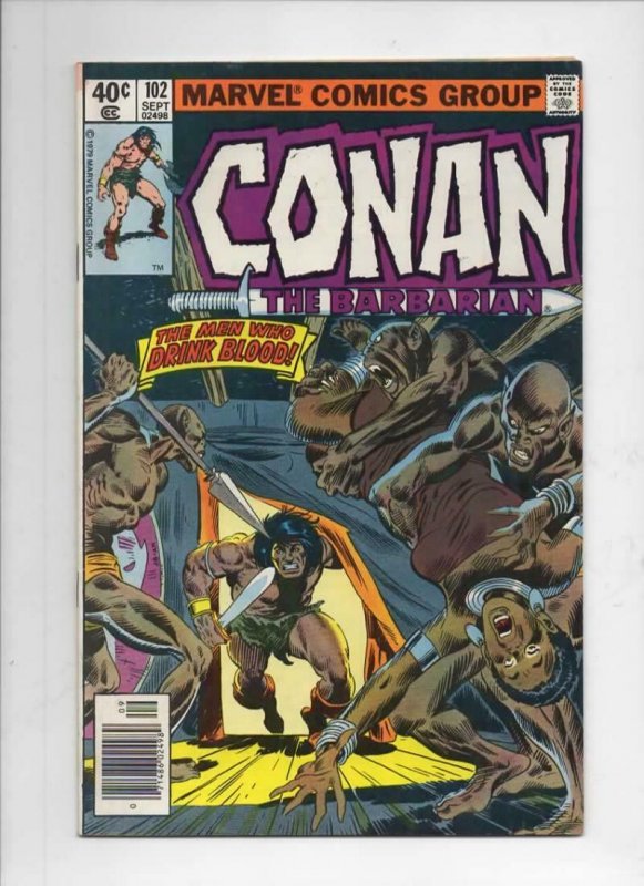 CONAN the BARBARIAN #101 102 103 VF+ Buscema, Chan, Howard, 1970 1979 