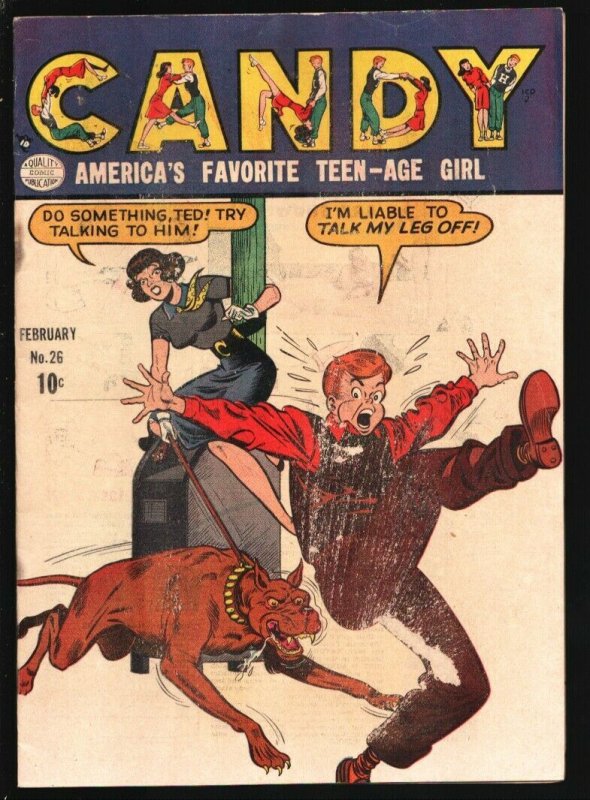 Candy #26 1952-Quality-America's Favorite Teen-age Girl-Spicy Good Girl Art-...