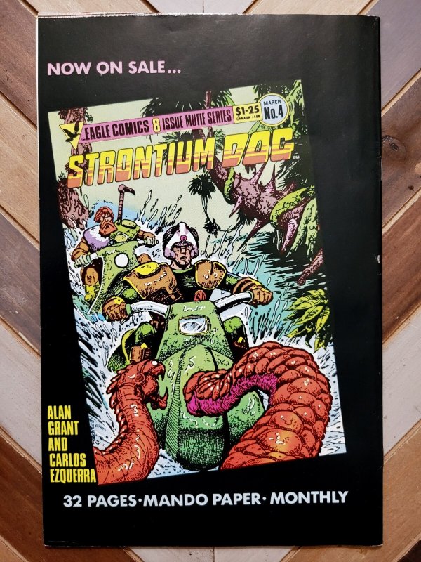 2000 A.D. Monthly #1 Vol. 2 (1986 Eagle Comics) 5.0 ft JUDGE DREDD + Alan Moore