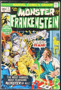 The Frankenstein Monster #1 (1973) VG-