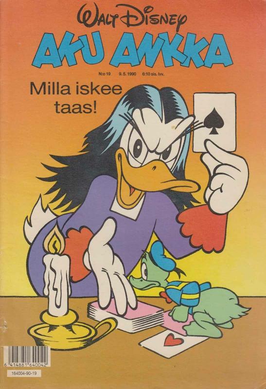 Walt Disney's Aku Ankka (1990) #19 VG; Sanoma | low grade comic - save on shippi