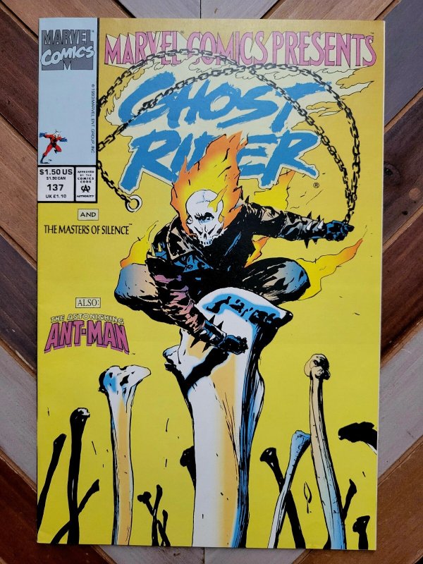 MARVEL COMICS PRESENTS #137 FN+ 1993 WOLVERINE, GHOST RIDER, IRON FIST, ANT MAN