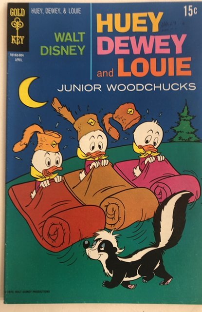 Huey, Dewey &Louie Junior Woodchuck 5 unread, white pages pristine!c all my D