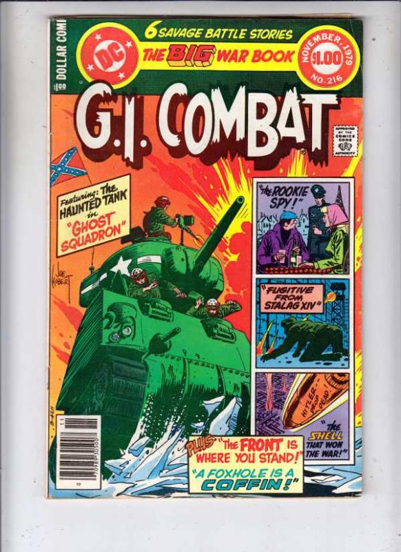 G.I. Combat #216 (Nov-79) VF High-Grade The Haunted Tank