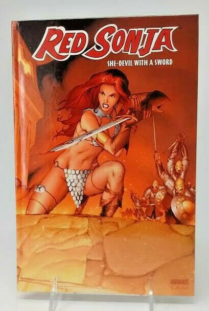 Red Sonja: She Devil With A Sword Vol 1 Signed by Michael Avon Oeming 1392/1699