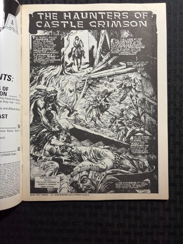 1990 CONAN SAGA Magazine #36 FN+ 6.5 Earl Norem Cover