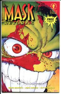 MASK RETURNS #1 2 3 4 , NM+, w/mask, Movie, Jim Carrey, Cameron Diaz, 1992