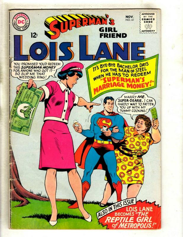 Lot Of 2 Superman's Girlfriend Lois Lane DC Comic Books # 61 102 Batman GK5