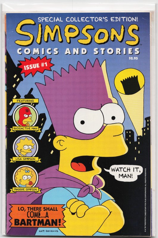 Simpsons Comics and Stories (1993) Bartman