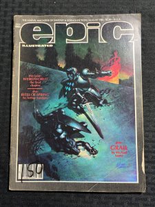 982 Aug EPIC ILLUSTRATED Magazine #13 G/VG 3.0 Mike Saenz Cover / John Buscema