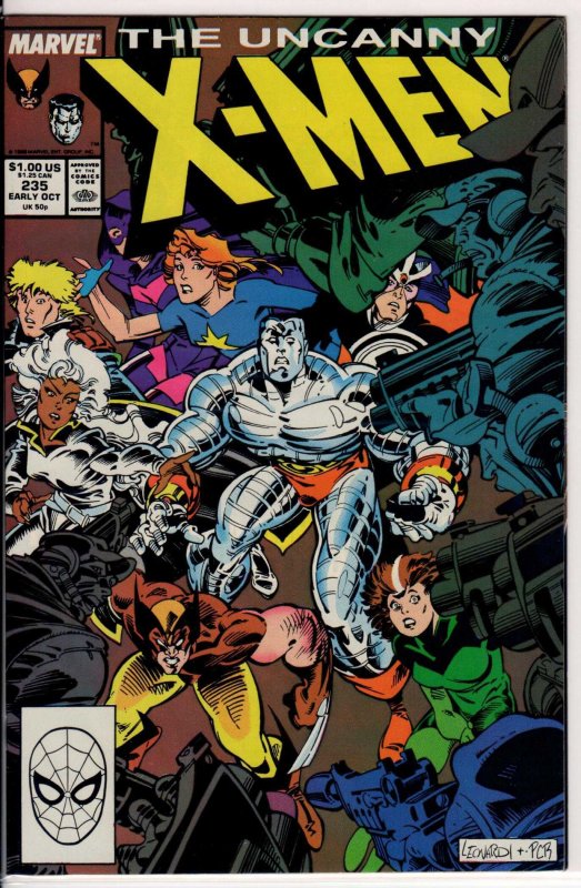 The Uncanny X-Men #235 (1988) DIRECT EDITION 9.2 NM-